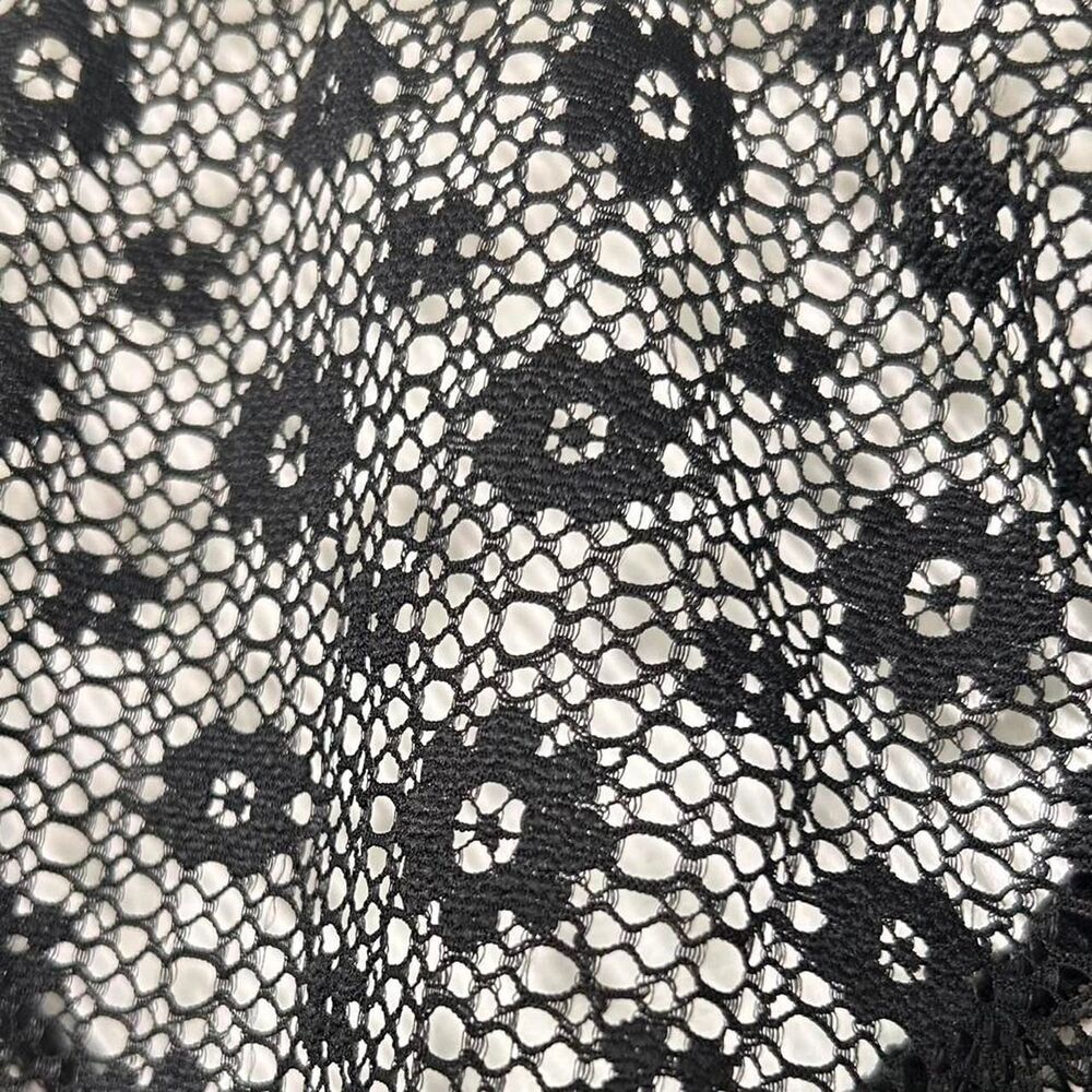 Victoria's Secret black lace bodysuit | size XS lace floral coquette goth - Picture 4 of 6